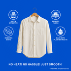 Instant Anti Wrinkle Spray, No Iron Needed, Fabric Refresher with Odour Eliminator, Made in India