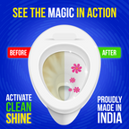 Toilet Rim Block (35g) | Lemon Fragrance  | Up to 300 Flushes |