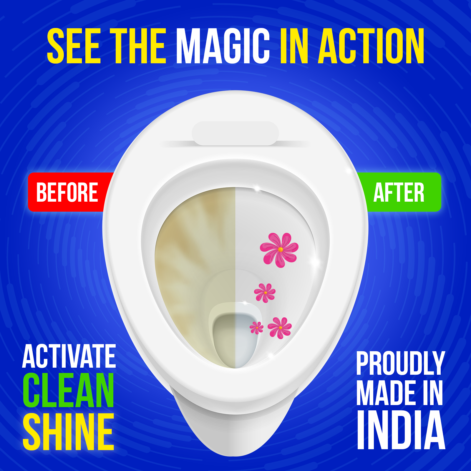 Toilet Rim Block (35g) | Aqua Fragrance  | Up to 300 Flushes |