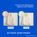 Instant Anti Wrinkle Spray, No Iron Needed, Fabric Refresher with Odour Eliminator, Made in India