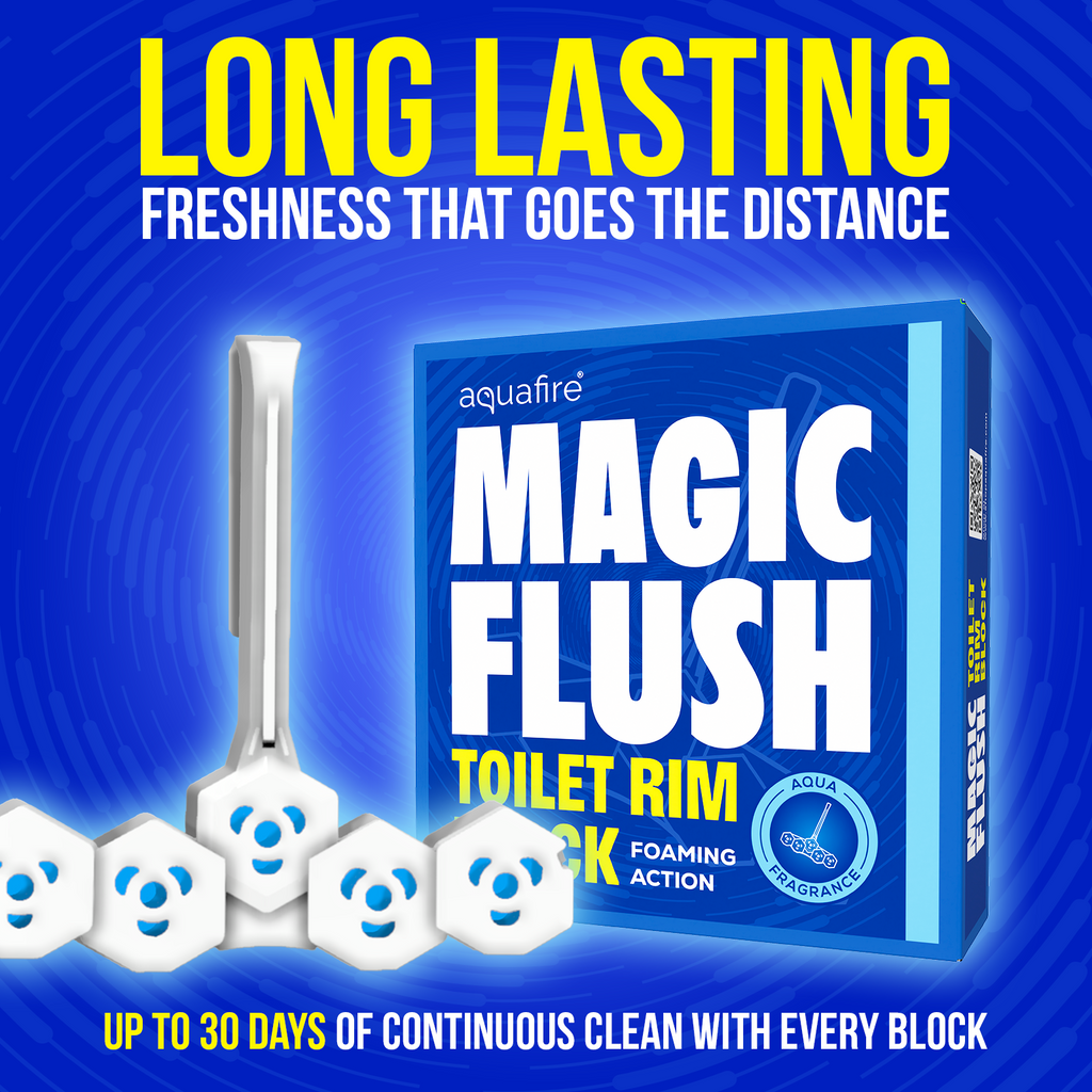 Toilet Rim Block (35g) | Aqua Fragrance  | Up to 300 Flushes |