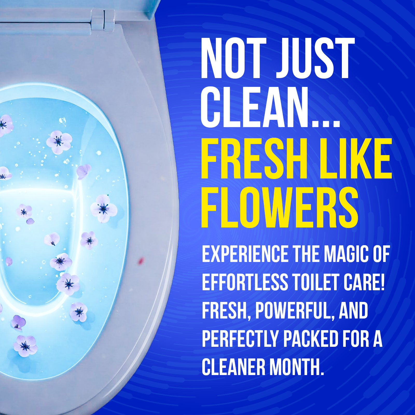 Toilet Rim Block (35g) | Lemon Fragrance  | Up to 300 Flushes |