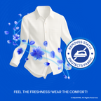 Instant Anti Wrinkle Spray, No Iron Needed, Fabric Refresher with Odour Eliminator, Made in India