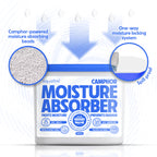 Moisture Absorber, 280g , CAMPHOR , Spill Proof Dehumidifier, Fights Moisture, Prevents Damage & Fungus