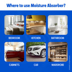 Moisture Absorber, 280g , ROSE, Spill Proof Dehumidifier, Fights Moisture, Prevents Damage & Fungus