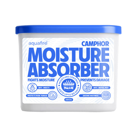 Moisture Absorber, 280g , CAMPHOR , Spill Proof Dehumidifier, Fights Moisture, Prevents Damage & Fungus