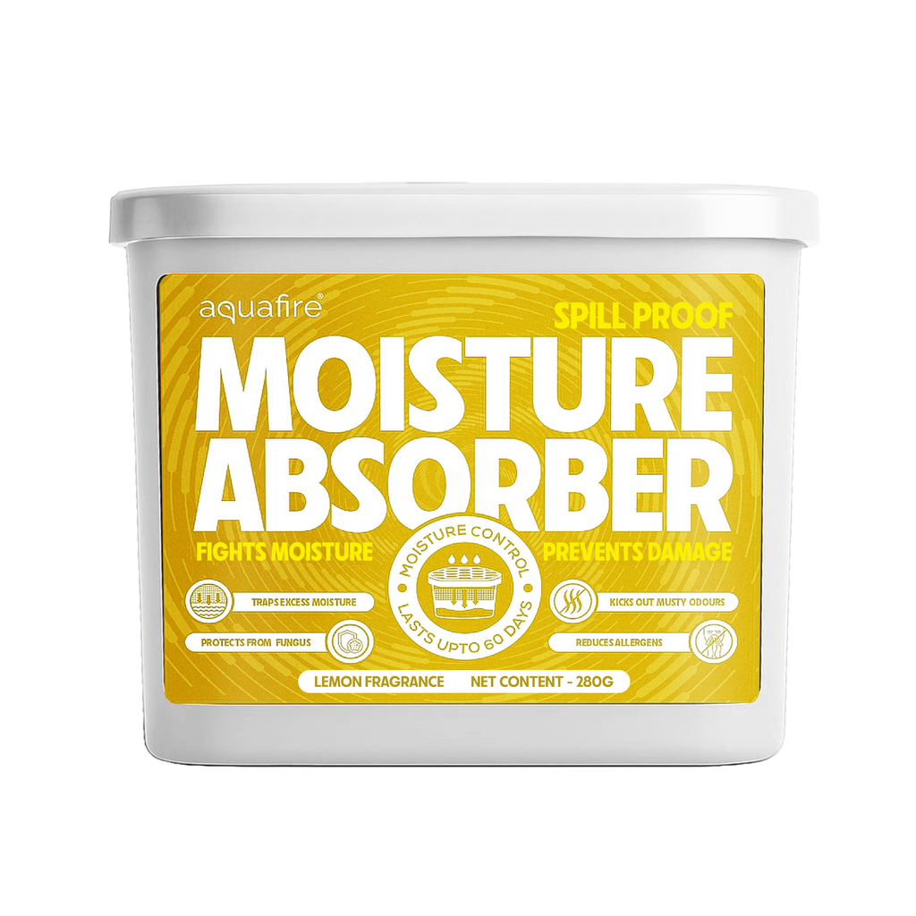 Moisture Absorber, 280g , Lemon , Spill Proof Dehumidifier, Fights Moisture, Prevents Damage & Fungus