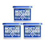 Moisture Absorber, 280g X 3, Spill Proof Dehumidifier, Fights Moisture, Prevents Damage & Fungus
