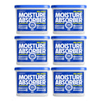 Moisture Absorber, 280g X 6, Spill Proof Dehumidifier, Fights Moisture, Prevents Damage & Fungus