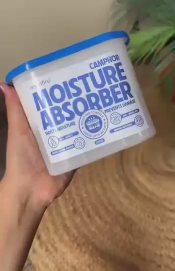 Moisture Absorber, 280g , CAMPHOR , Spill Proof Dehumidifier, Fights Moisture, Prevents Damage & Fungus